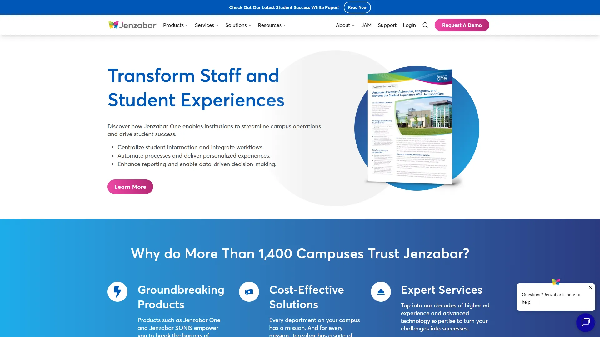 Jenzabar Screenshot