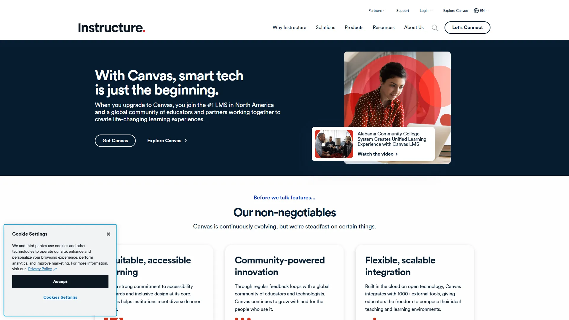 Canvas LMS Screenshot